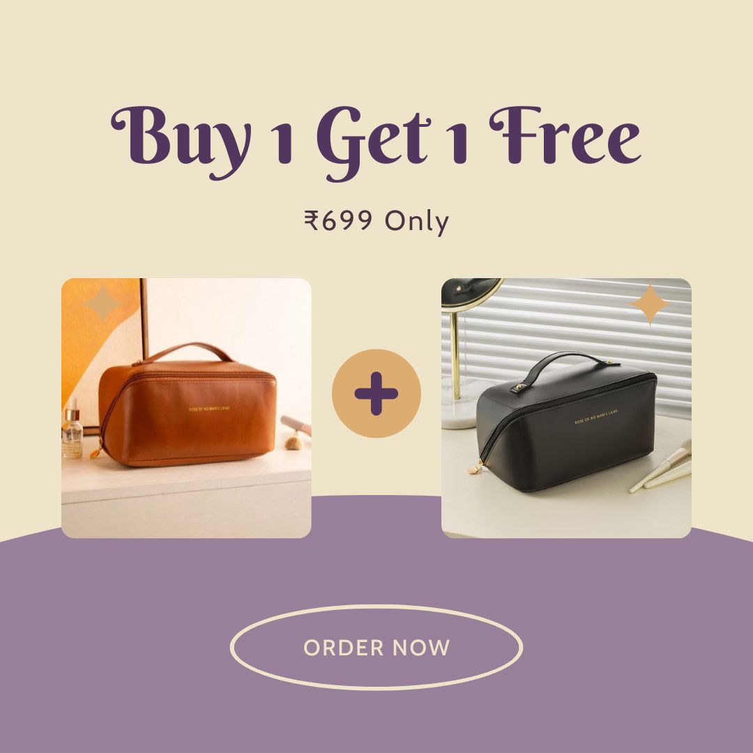 MAKEUP TRAVEL BAG - (Buy 1 Get 1 Free) 😍