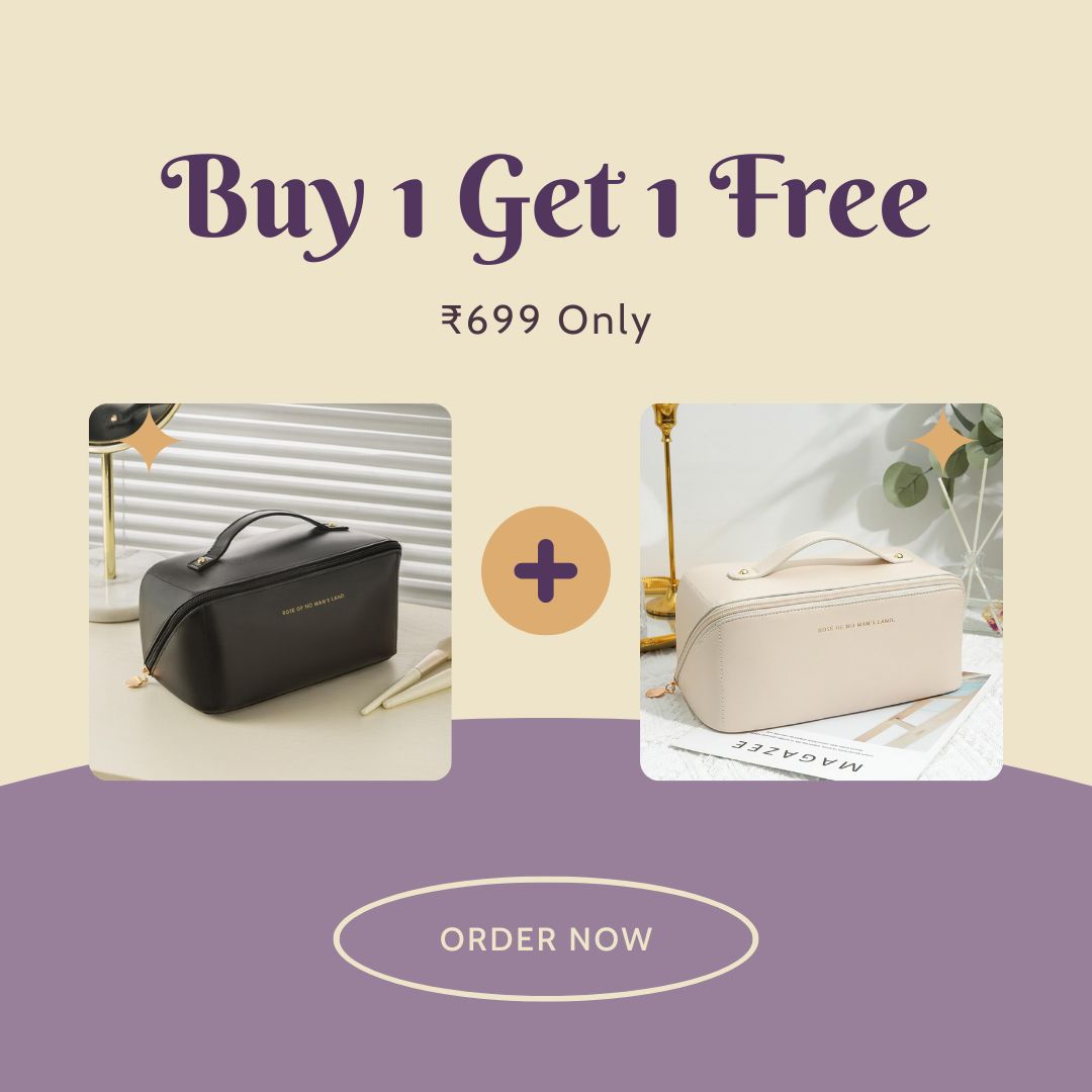 MAKEUP TRAVEL BAG - (Buy 1 Get 1 Free) 😍