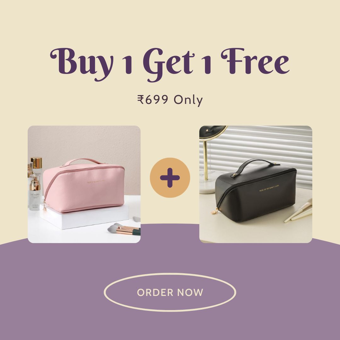 MAKEUP TRAVEL BAG - (Buy 1 Get 1 Free) 😍