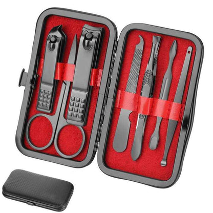 Manicure Set Nail Clippers, Stainless Steel Nail Scissors Grooming Kit