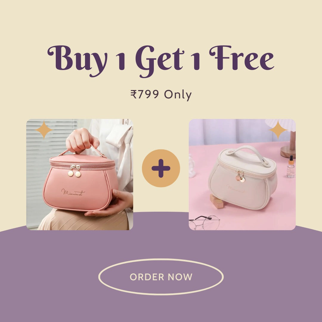 Premium Cosmetic Bag - Buy 1 Get 1 Free 😍