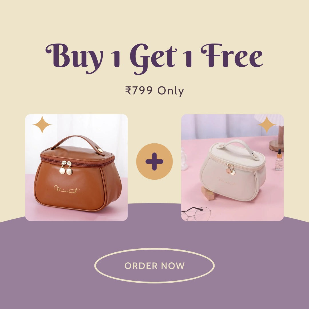 Premium Cosmetic Bag - Buy 1 Get 1 Free 😍