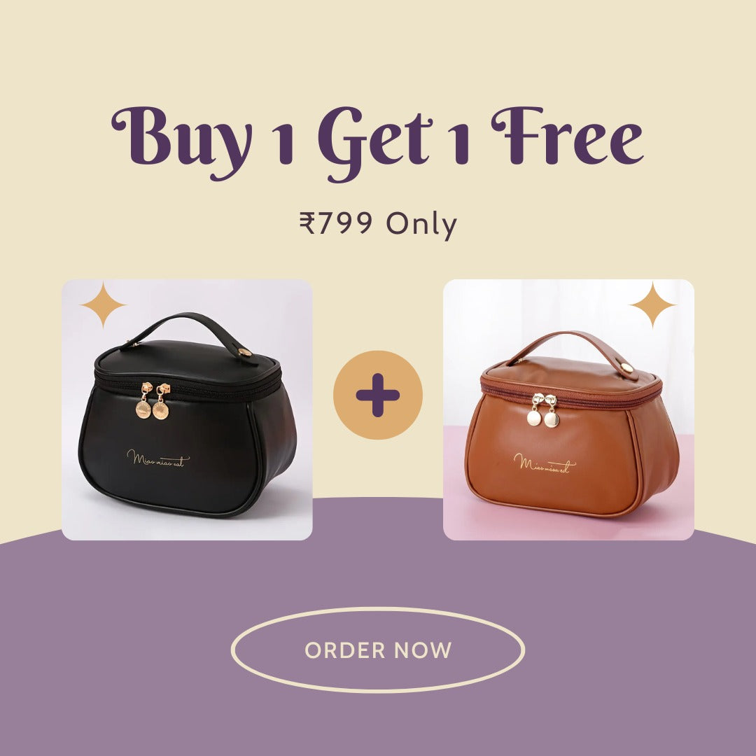 Premium Cosmetic Bag - Buy 1 Get 1 Free 😍