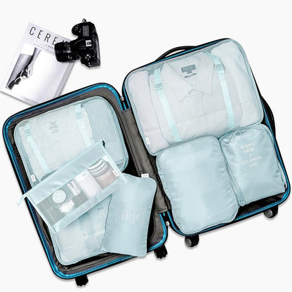 7 in 1 Foldable Travel Organizer Set